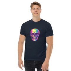 T-shirt Homme ou Femme - Skull ou Crâne color