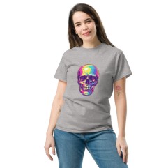 T-shirt Homme ou Femme - Skull ou Crâne color