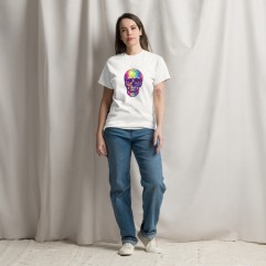 T-shirt Homme ou Femme - Skull ou Crâne color