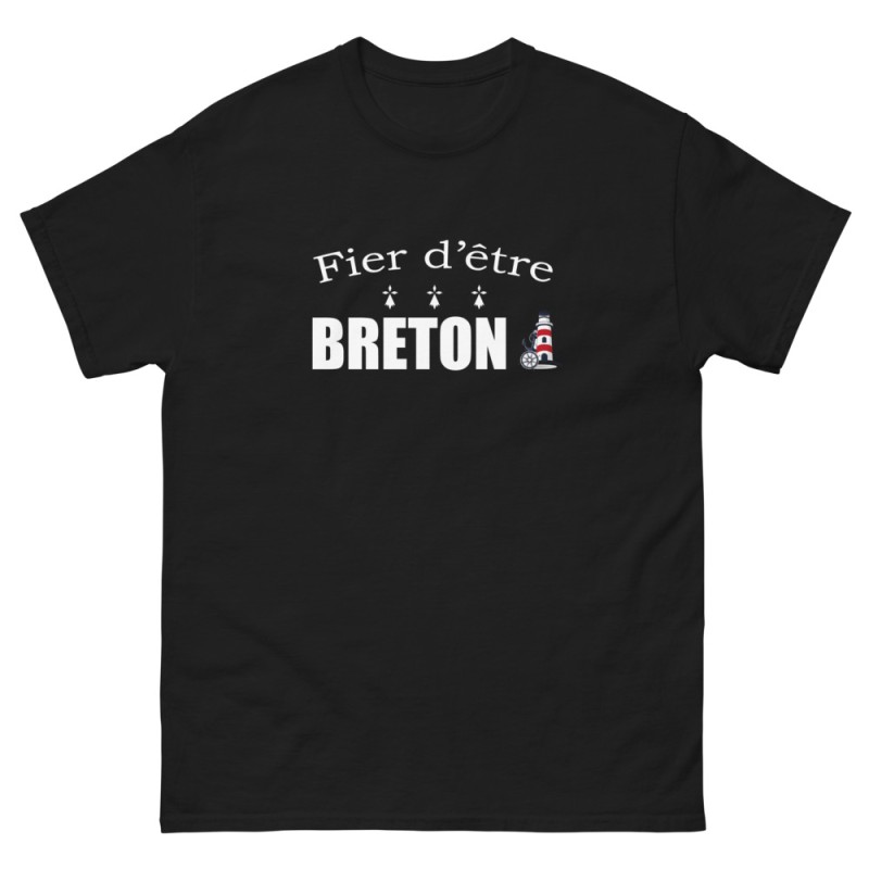 T-shirt Homme - Valeurs "Fier d'être Breton"