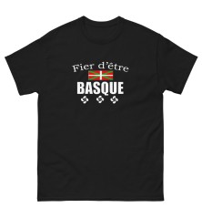 T-shirt Homme ou Femme - "Fier d'être basque"