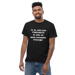 T-shirt Homme - Je ne suis pas paresseux