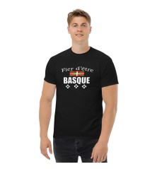 T-shirt Homme ou Femme - "Fier d'être basque"