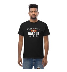 T-shirt Homme ou Femme - "Fier d'être basque"