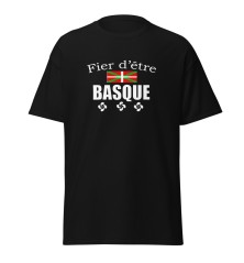 T-shirt Homme ou Femme - "Fier d'être basque"