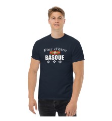 T-shirt Homme ou Femme - "Fier d'être basque"