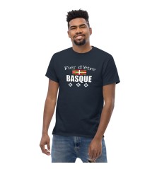 T-shirt Homme ou Femme - "Fier d'être basque"