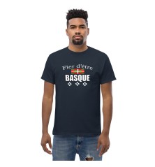 T-shirt Homme ou Femme - "Fier d'être basque"