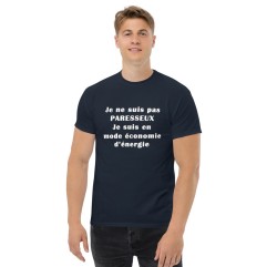 T-shirt Homme - Je ne suis pas paresseux