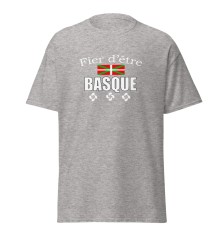 T-shirt Homme ou Femme - "Fier d'être basque"