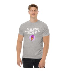 T-shirt unisexe - Humour - Je ne suce pas que de la glace