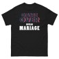 T-shirt Homme ou Femme - Game Over Niveau Mariage