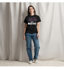 T-shirt Homme ou Femme - Game Over Niveau Mariage