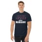 T-shirt Homme ou Femme - Game Over Niveau Mariage