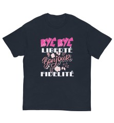 T-shirt femme - Enterrement de vie - Bye Bye Liberté Bonjou