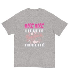 T-shirt femme - Enterrement de vie - Bye Bye Liberté Bonjou