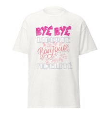 T-shirt femme - Enterrement de vie - Bye Bye Liberté Bonjou