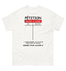 T-shirt Homme - Pétition Sauver le Marié - EVG