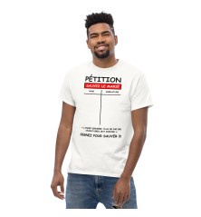 T-shirt Homme - Pétition Sauver le Marié - EVG