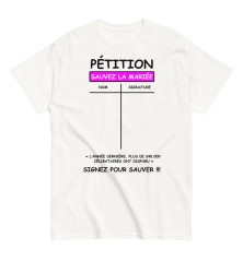 T-shirt Femme - Pétition Sauver la Mariée - EVJF