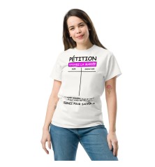 T-shirt Femme - Pétition Sauver la Mariée - EVJF