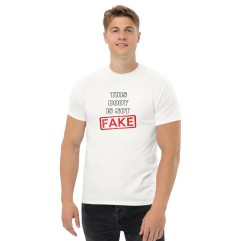 Tshirt Homme ou Femme - This Body is not Fake