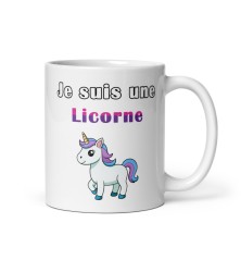 Mug Cadeau - Je suis une licorne