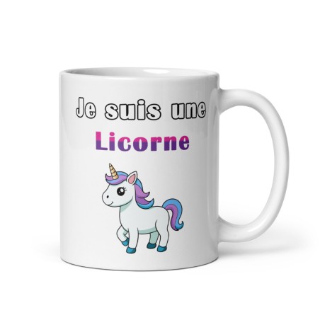 Mug Cadeau - Je suis une licorne