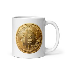 Mug Blanc Personnalisé - Crypto Bitcoin