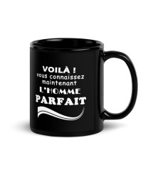 Mug brillant noir - Voilà vous connaissez ...