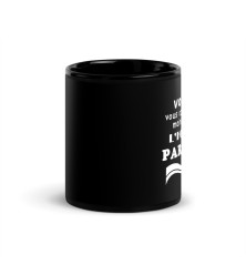 Mug brillant noir - Voilà vous connaissez ...