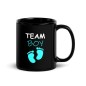 Mug brillant noir - Naissance - Team Boy