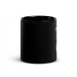 Mug brillant noir - Naissance - Team Boy