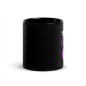 Mug brillant noir - Naissance - Team Girl