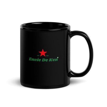 Mug brillant noir - Envie de Ken