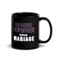 Mug noir - EVG - EVJF - Game over niveau mariage