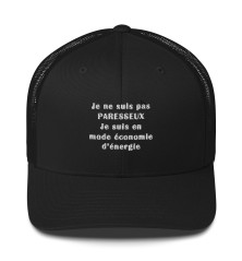 Casquette Personnalisée - Humour - Je ne suis pas paresseux