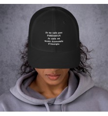 Casquette Personnalisée - Humour - Je ne suis pas paresseux