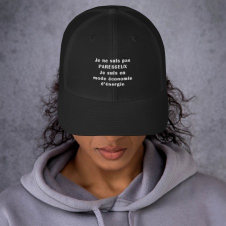 Casquette Personnalisée - Humour - Je ne suis pas paresseux