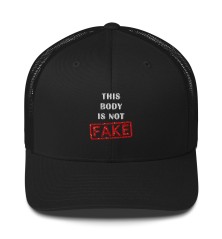 Casquette personnalisée - Humour - This body is not Fake