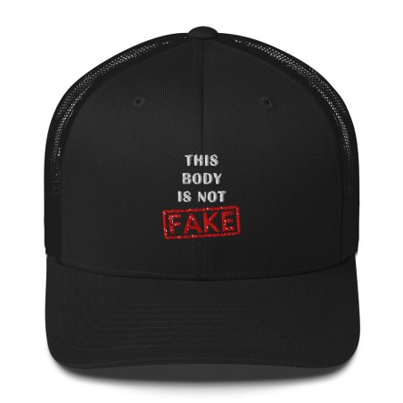 Casquette personnalisée - Humour - This body is not Fake