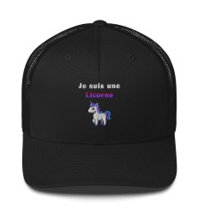 Casquette personnalisée - Humour - Je suis une Licorne