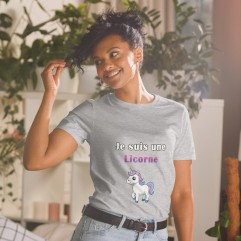 T-shirt Femme - Je suis une Licorne