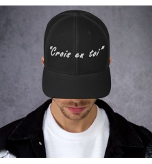 Casquette personnalisée - Message Motivation - Crois en toi