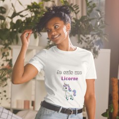 T-shirt Femme - Je suis une Licorne